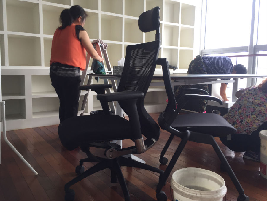 普格县办公室清洁案例